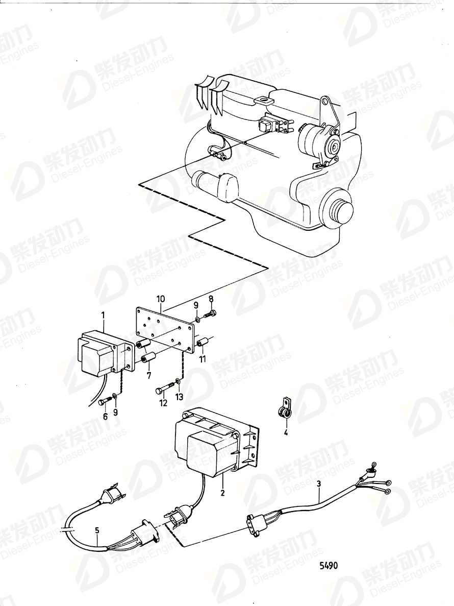 volvo penta Vibration damper 899709 Drawing volvo penta Vibration damper 899709 Drawing